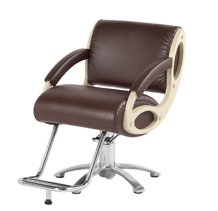 GLASSES ダークブラウン&肘ベージュ